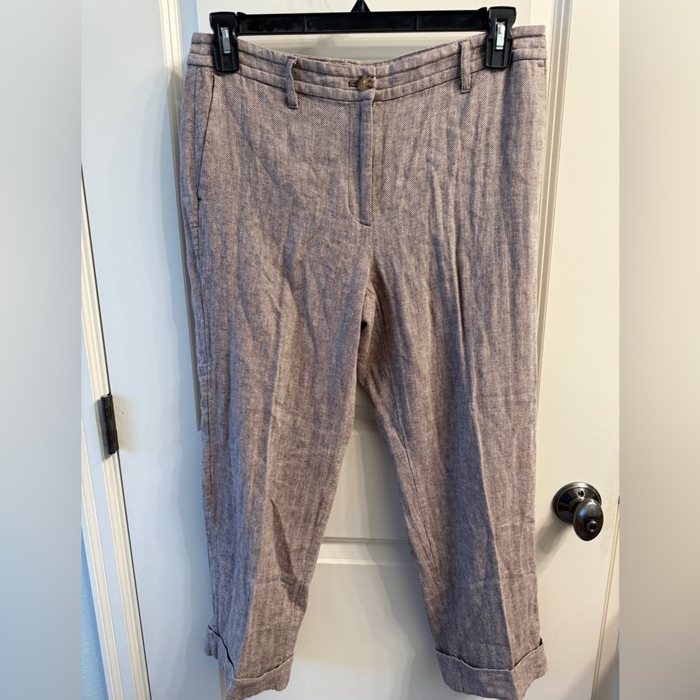 J. Jill Tan Cropped Pants‎